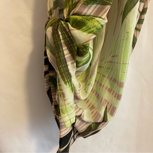 Vince Camuto Swim Cover-up Palazzo Pants; Green Multi pattern, Size XS - Picture 4 of 14